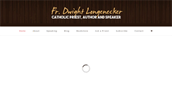 Desktop Screenshot of dwightlongenecker.com